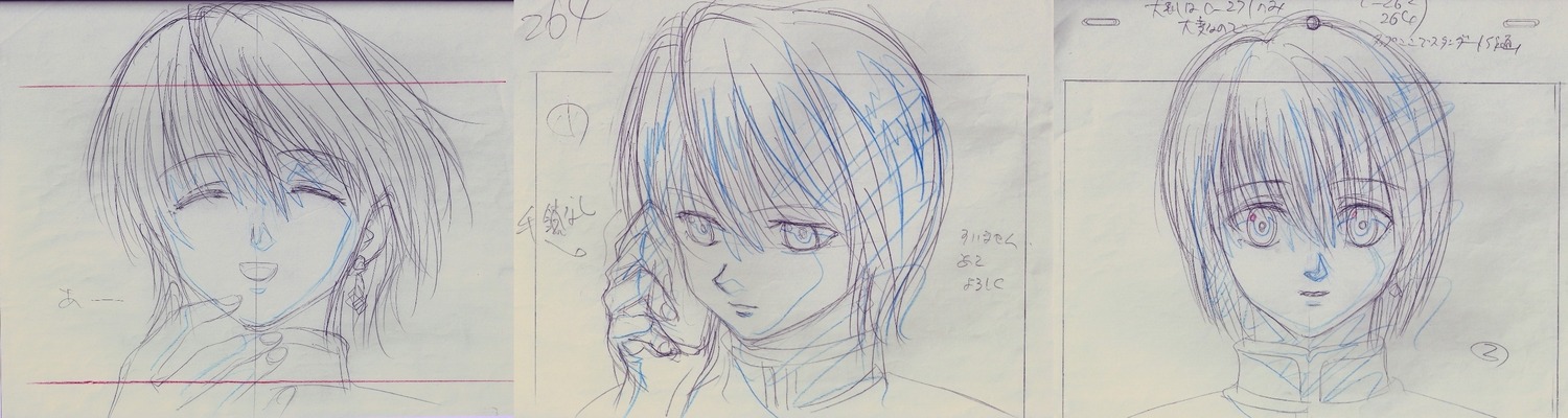 hunter_x_hunter, hunter_x_hunter_1999, kazuhiro_furuhashi, production_materials, rough