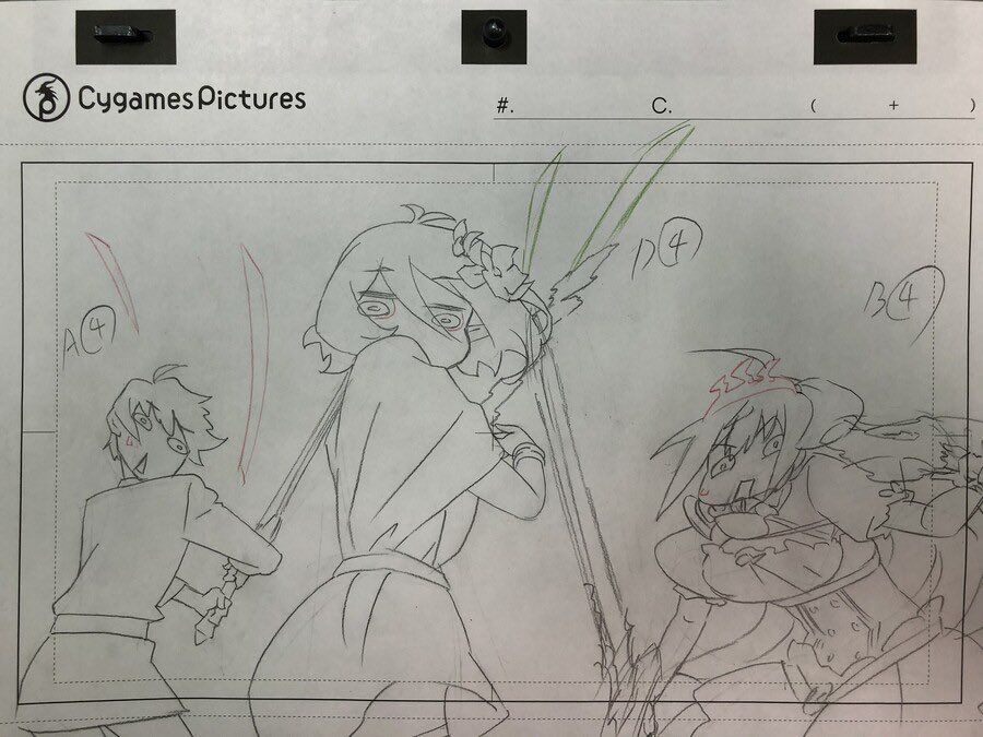 genga, myoung_jin_lee, princess_connect_re:dive, princess_connect_re:dive_season_2, princess_connect_re:dive_tv, production_materials