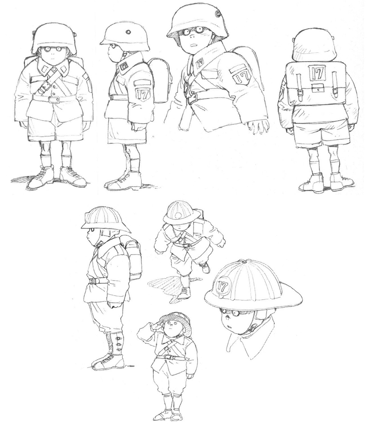 cannon_fodder, character_design, hidekazu_ohara, memories, production_materials, settei
