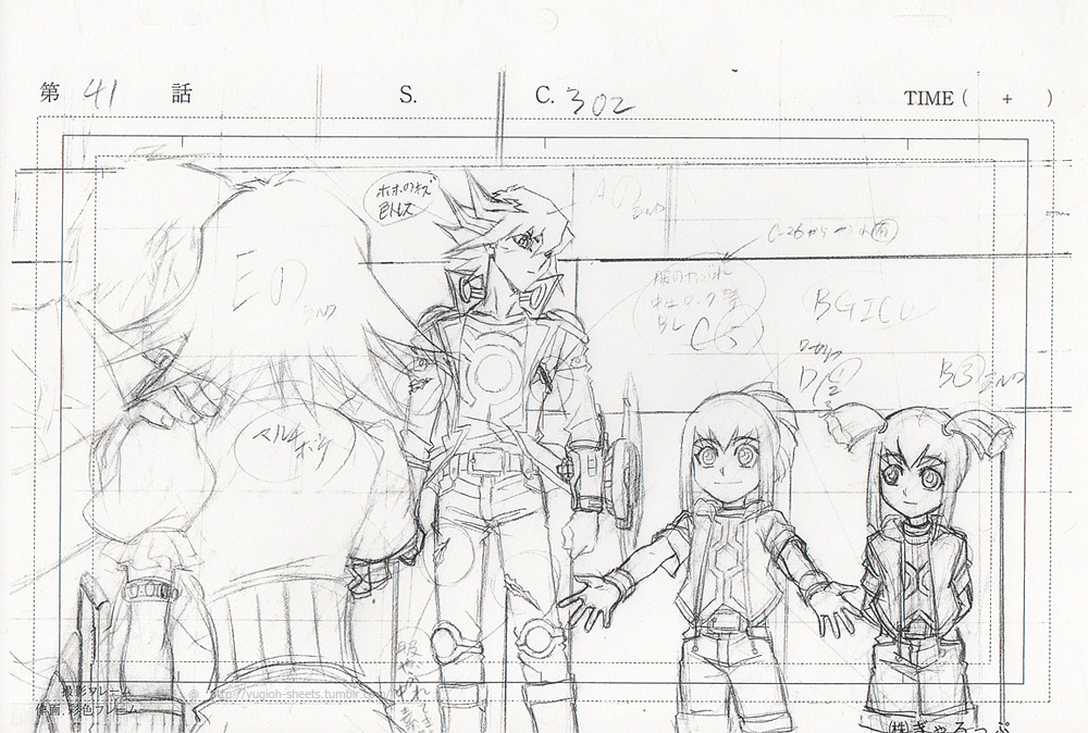 hirotaka_kato, layout, production_materials, yu-gi-oh!, yu-gi-oh!_5d's
