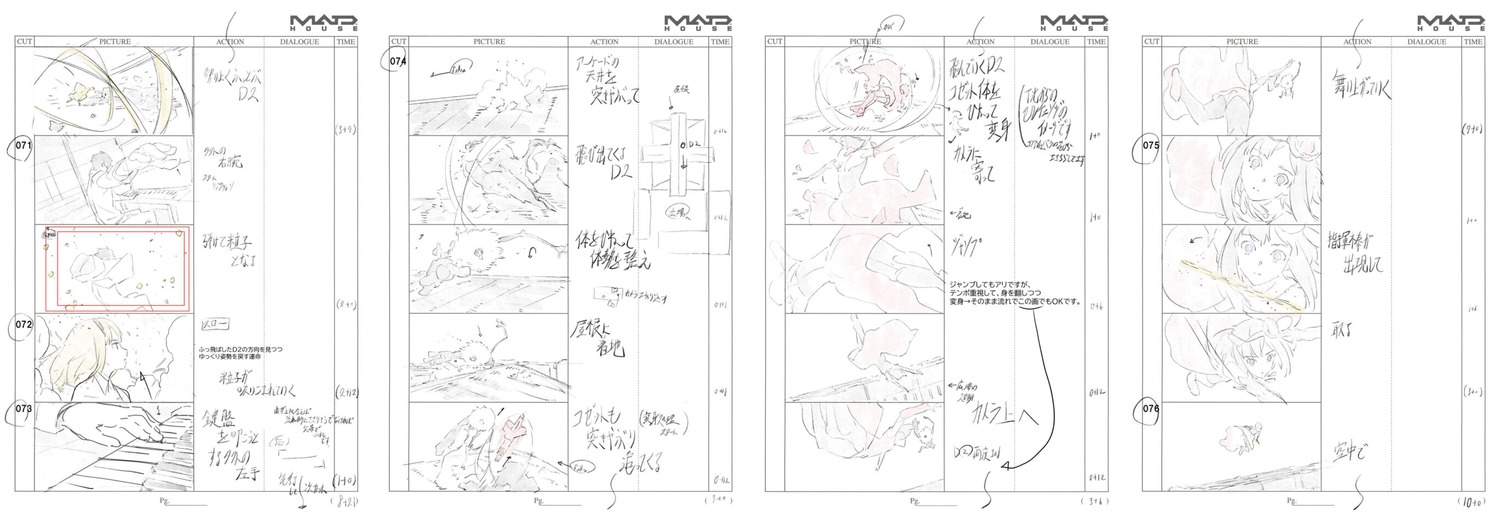 production_materials, storyboard, takahiro_miura, takt_op._destiny