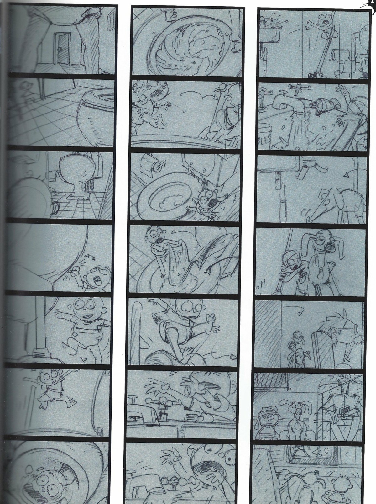 peter_chung, production_materials, rugrats, storyboard