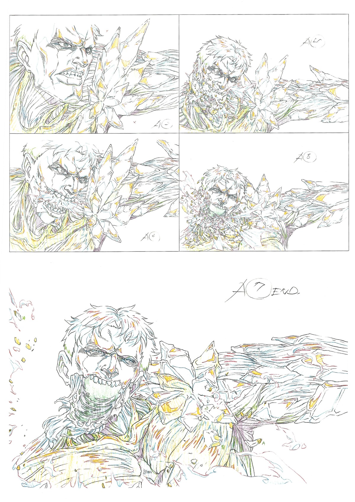 genga, production_materials, shingeki_no_kyojin, shingeki_no_kyojin_series, shingeki_no_kyojin_the_final_season, takahiko_abiru