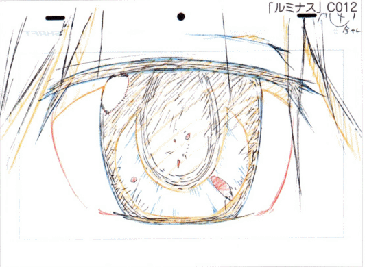 animated, genga, hair, mahou_shoujo_madoka_magica_beginnings, mahou_shoujo_madoka_magica_series, production_materials, yuya_geshi