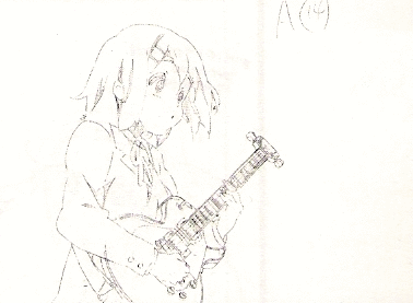 animated, genga, instruments, k-on!, k-on_series, performance, production_materials, yuichi_itou