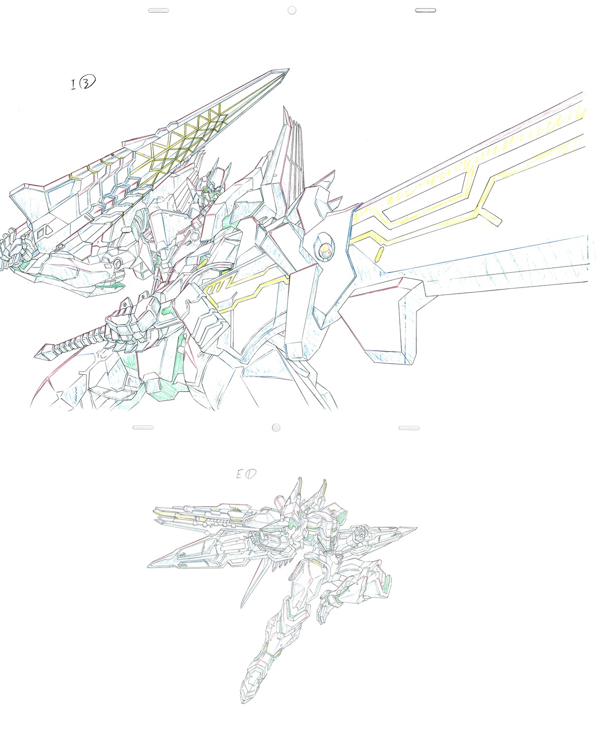 artist_unknown, genga, iron_saga, production_materials