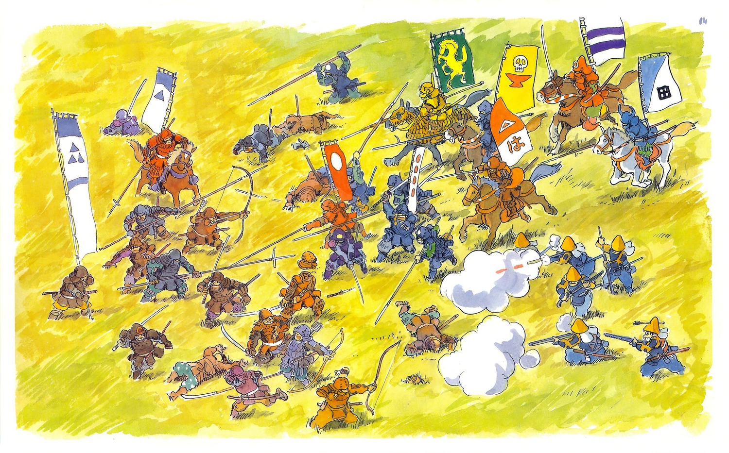 concept_art, hayao_miyazaki, princess_mononoke, production_materials, settei