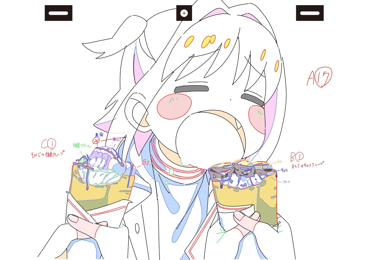 ayumi_nagayama, genga, oniichan_wa_oshimai!, production_materials