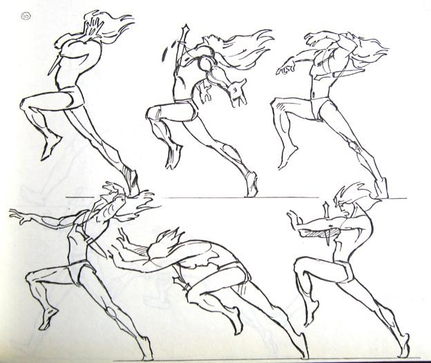 genga, mowgli_(1967-1971), production_materials, running, vladimir_zarubin, western