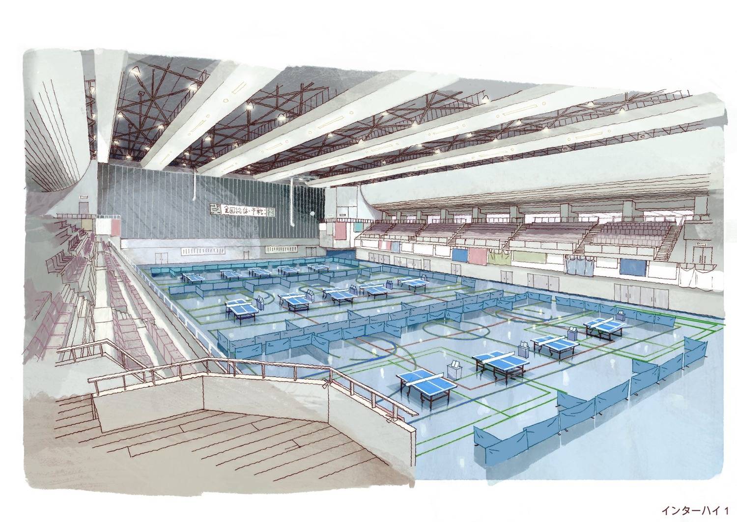 aymeric_kevin, background_design, ping_pong, production_materials, settei
