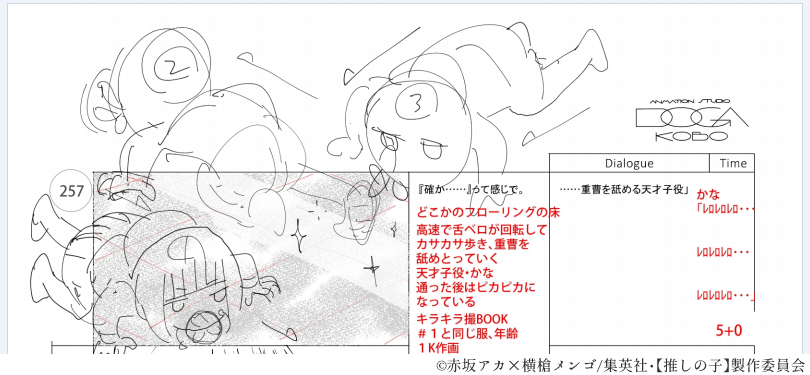 daisuke_hiramaki, oshi_no_ko, production_materials, storyboard