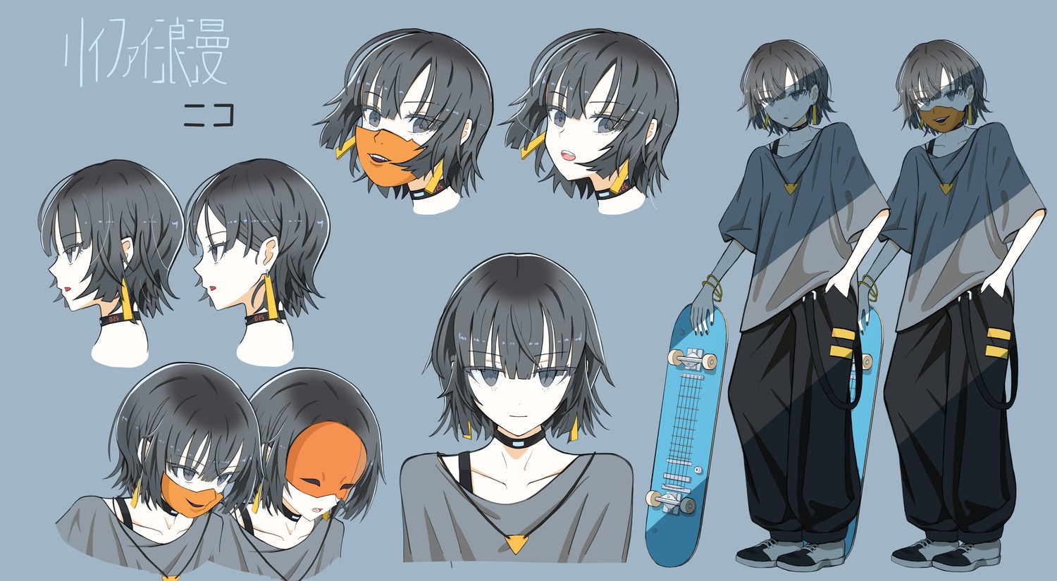 banishment, character_design, eve_music_videos, hi-fi_roman_(mv), production_materials, settei