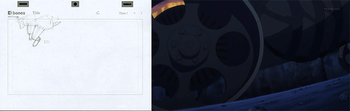 animated, chengxi_huang, genga, genga_comparison, hitsugi_no_chaika, hitsugi_no_chaika_series, production_materials