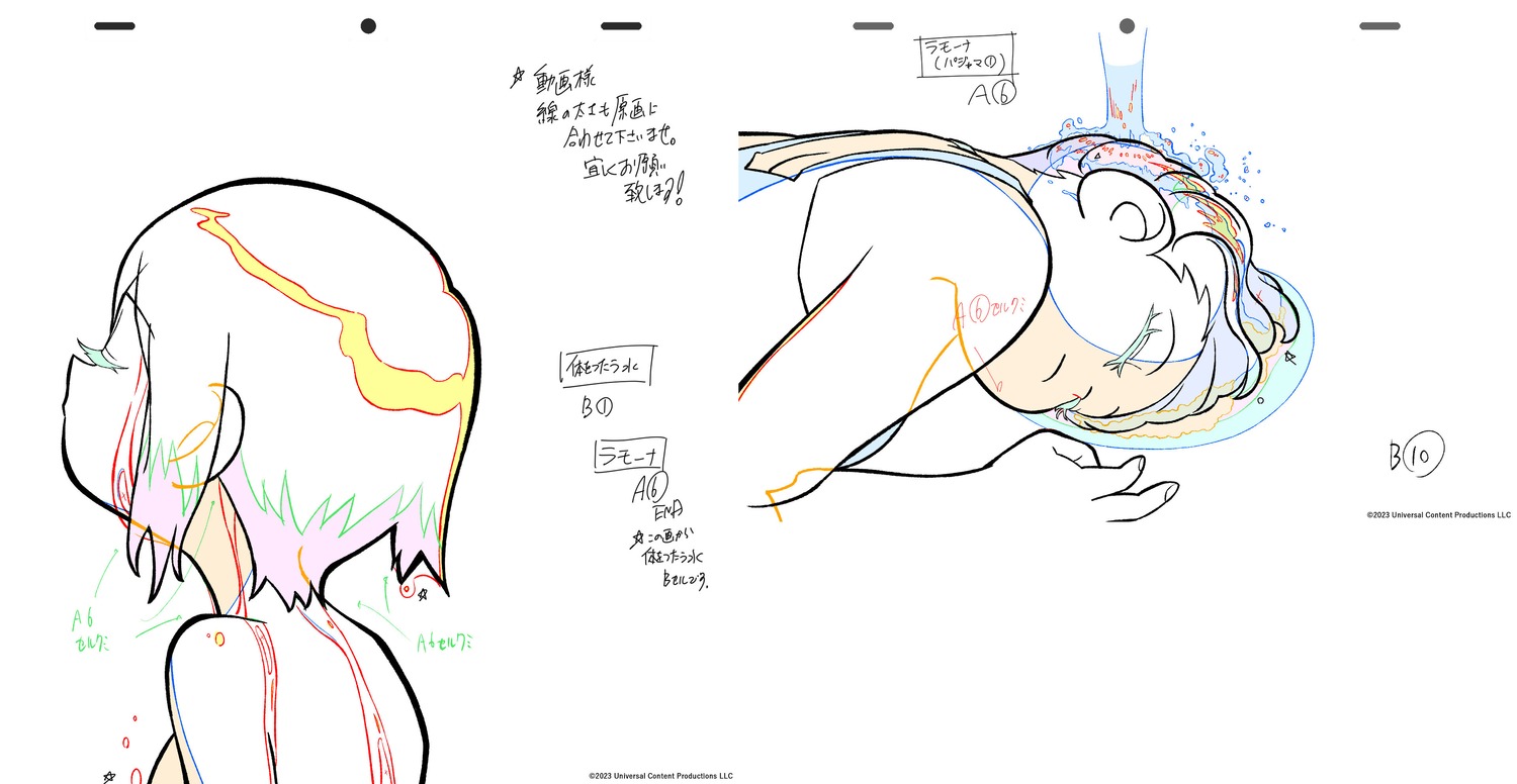 genga, production_materials, scott_pilgrim_takes_off, teiichi_kato
