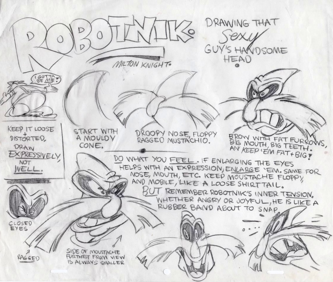 adventures_of_sonic_the_hedgehog, character_design, milton_knight, production_materials, settei, sonic_the_hedgehog, western