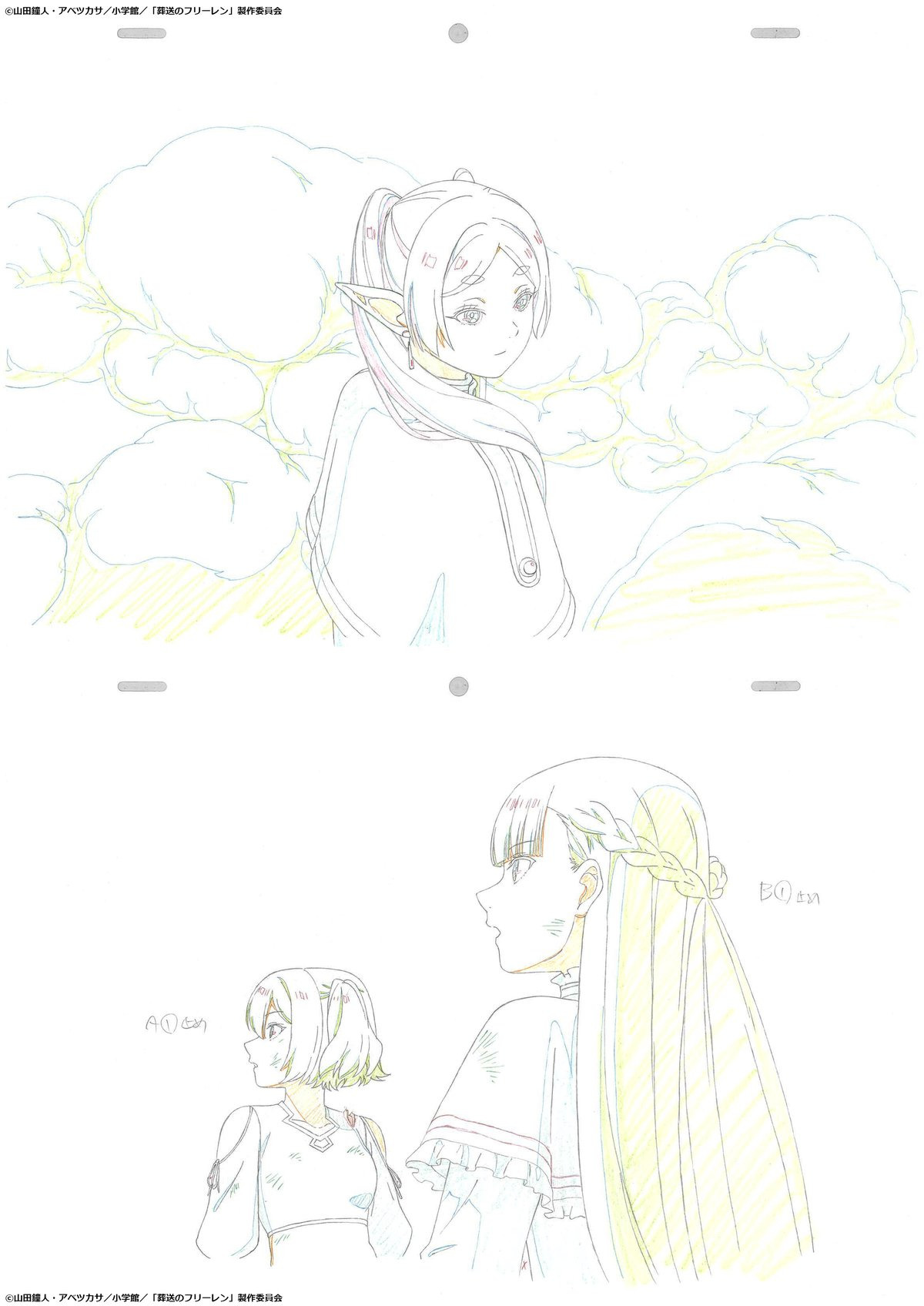 atsushi_sekiguchi, genga, production_materials, sousou_no_frieren, sousou_no_frieren_series
