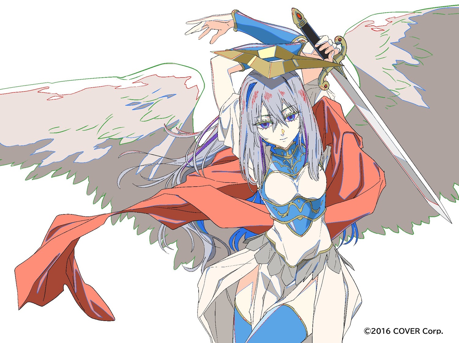 genga, hololive, oracle_(mv), production_materials, yuukei_yamada