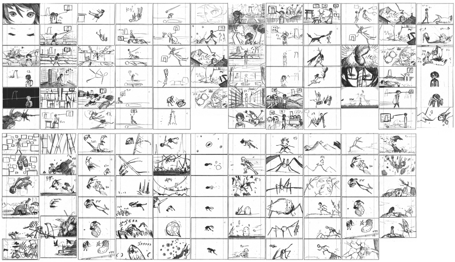 geidai_animation, production_materials, storyboard, the_tender_march, wataru_uekusa, web