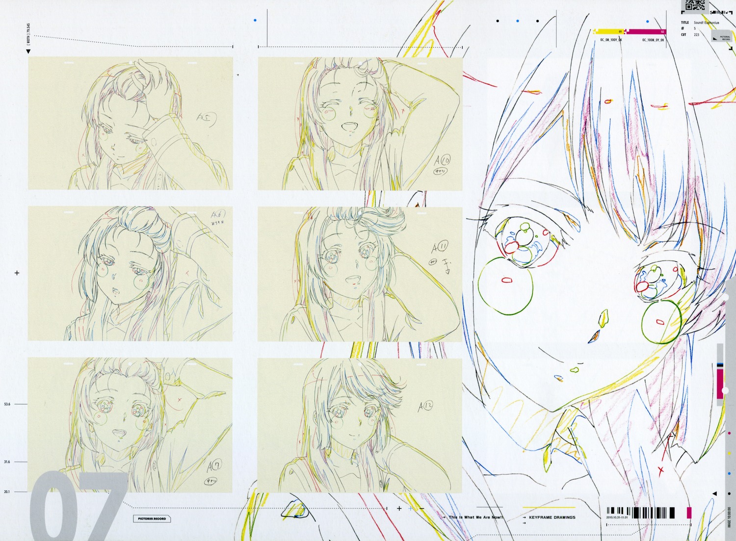 genga, hibike!_euphonium, hibike!_euphonium_series, kunihiro_hane, production_materials