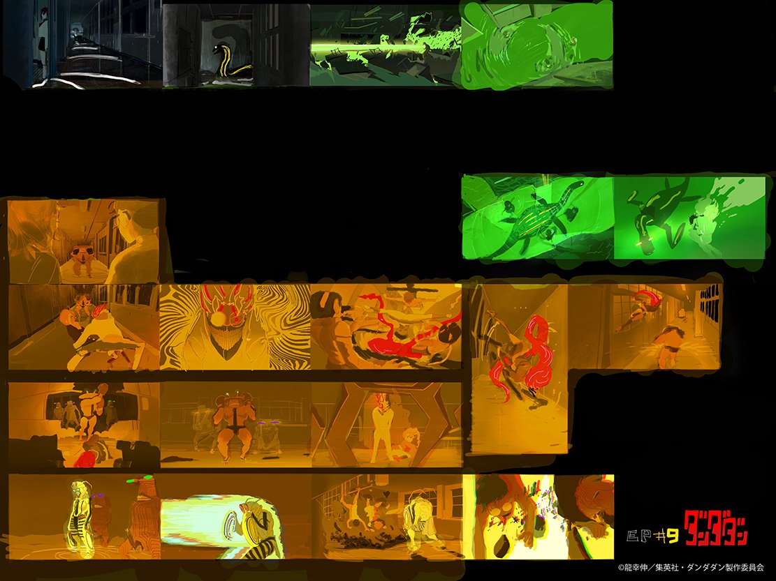 color_script, dandadan, production_materials, sophie_li