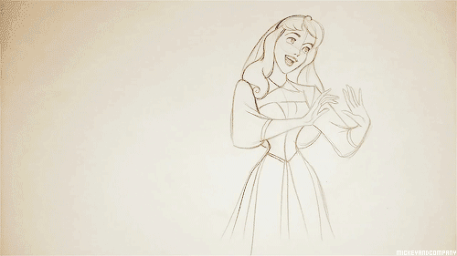 animated, character_acting, genga, marc_davis, production_materials, sleeping_beauty, western