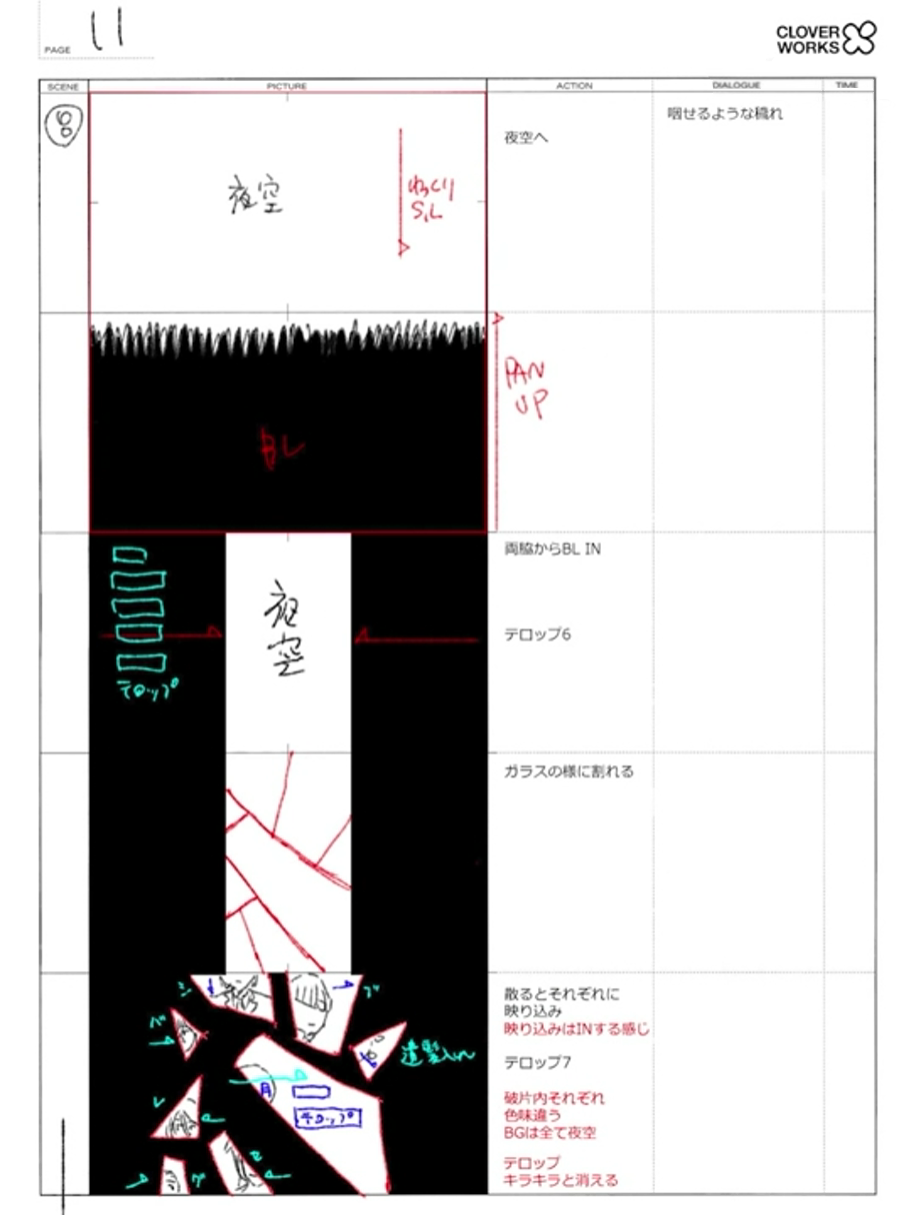 kuroshitsuji:_kishuku_gakkou-hen, kuroshitsuji_series, masashi_ishihama, production_materials, storyboard