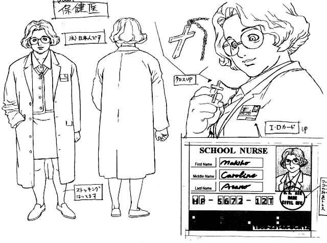blood_series, blood:_the_last_vampire, character_design, katsuya_terada, kazuchika_kise, production_materials, settei