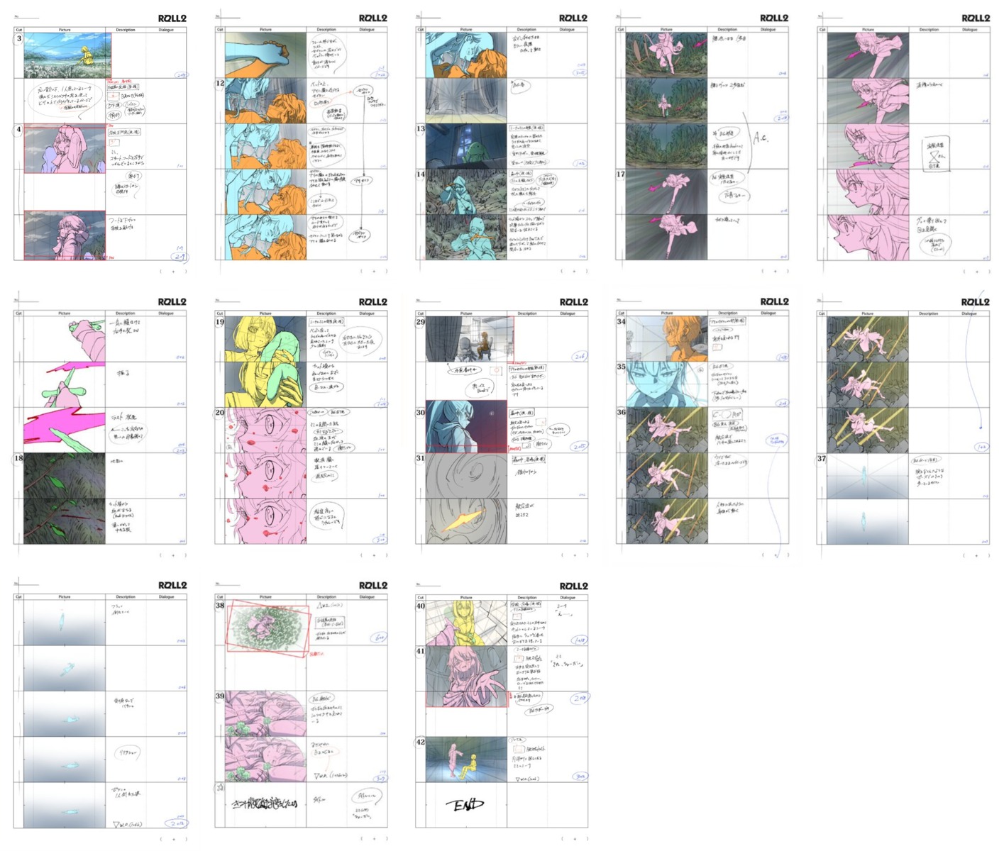 kimi_ga_shinu_made_koi_wo_shitai, production_materials, storyboard, takudai_kakuchi