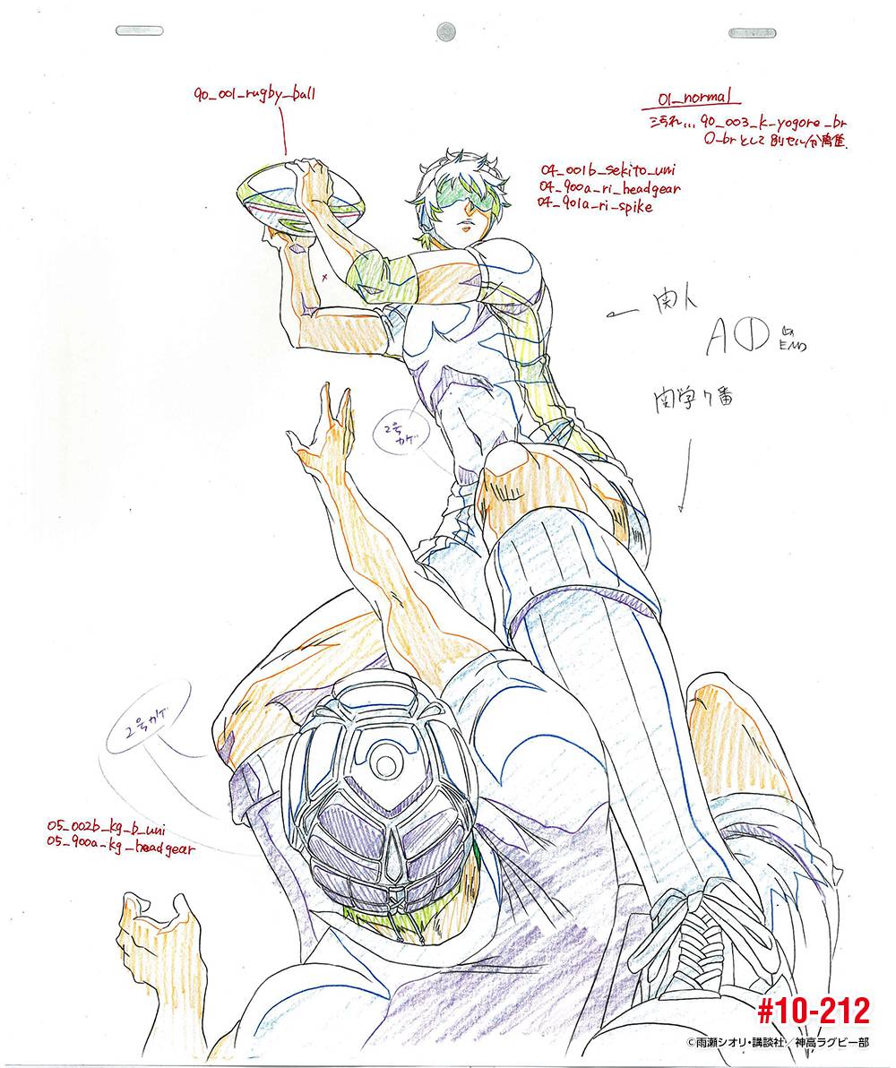 all_out!!, artist_unknown, genga, production_materials