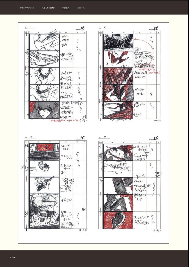 persona_5, persona_5_(game), persona_series, production_materials, sayo_yamamoto, storyboard