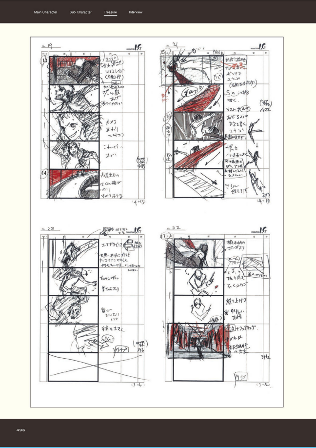 persona_5, persona_5_(game), persona_series, production_materials, sayo_yamamoto, storyboard