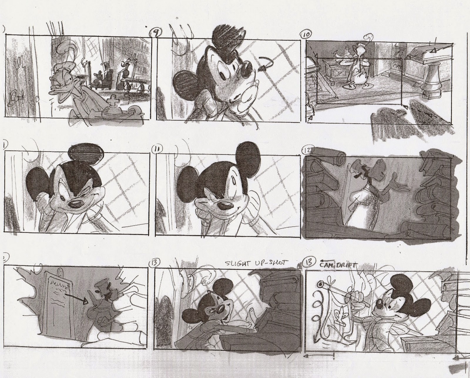 daan_jippes, mickey_mouse, production_materials, storyboard, the_prince_and_the_pauper, western