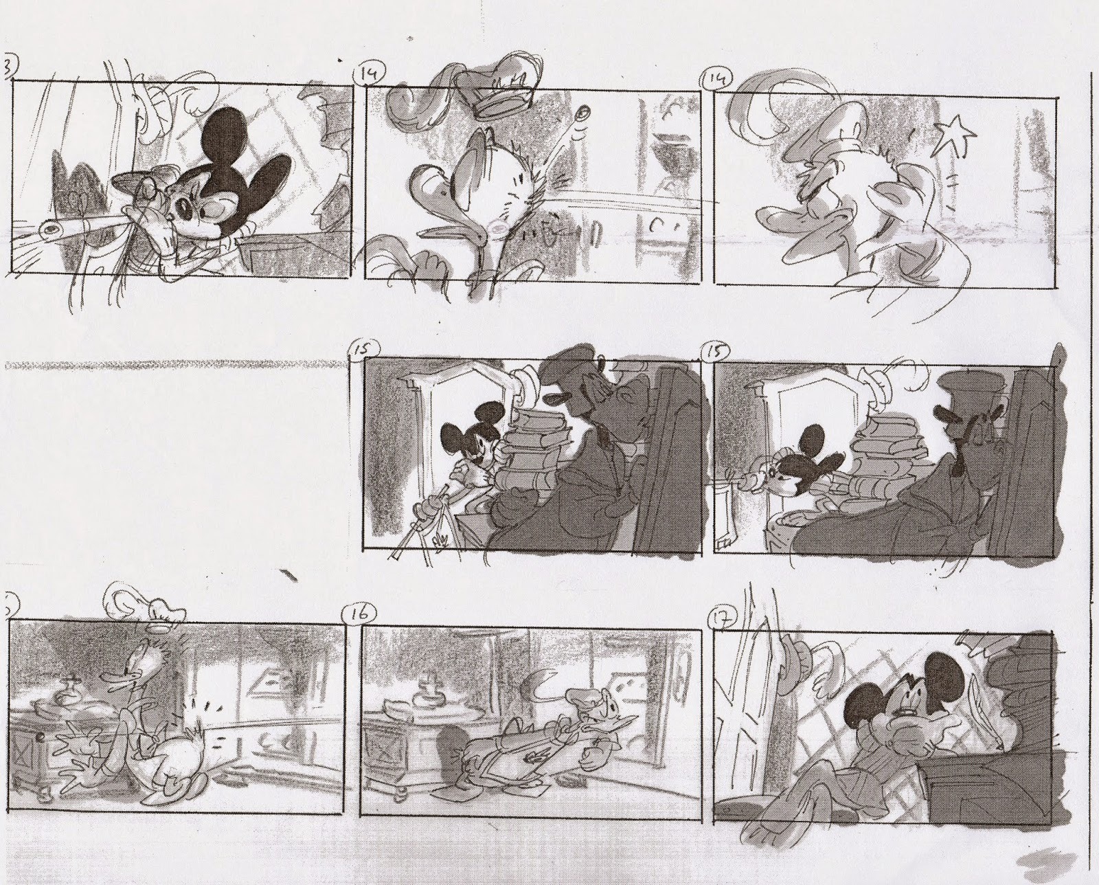daan_jippes, mickey_mouse, production_materials, storyboard, the_prince_and_the_pauper, western