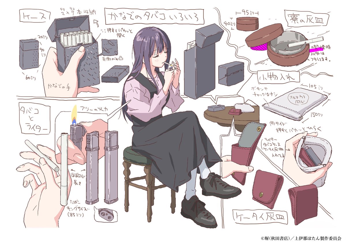 kamiina_botan_yoeru_sugata_wa_yuri_no_hana, production_materials, settei, yuusuke_matsuo