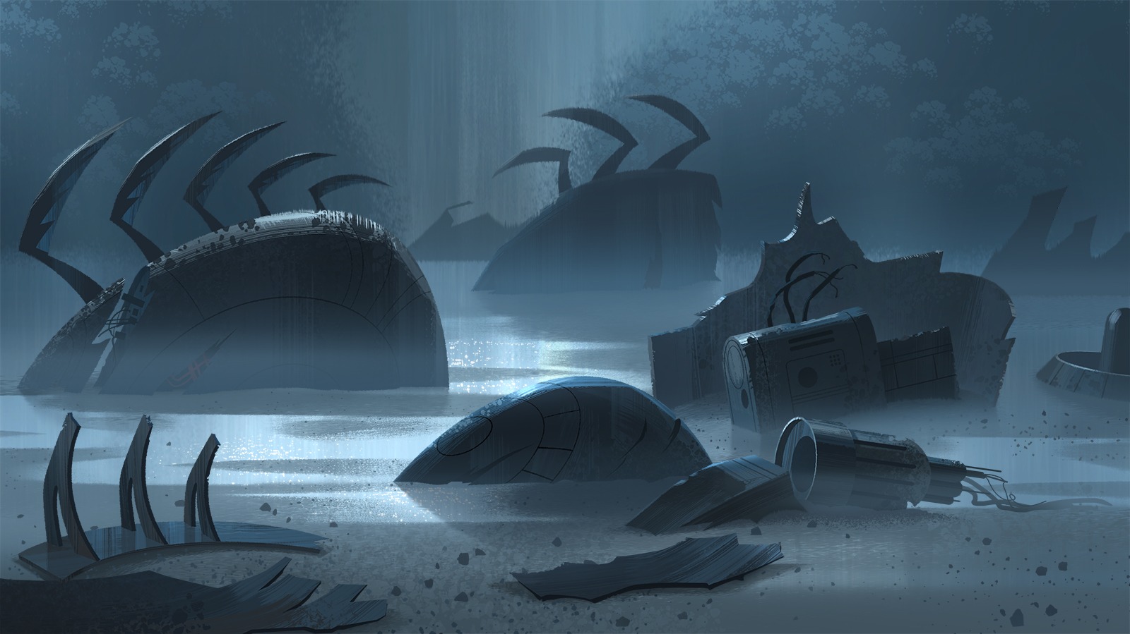 background_design, production_materials, samurai_jack, samurai_jack_(2017), scott_wills, settei, western
