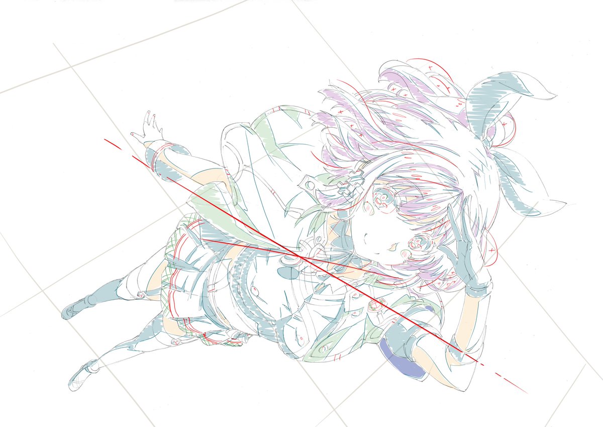 genga, makoto_iino, production_materials, rokudenashi_majutsu_koushi_to_akashic_records