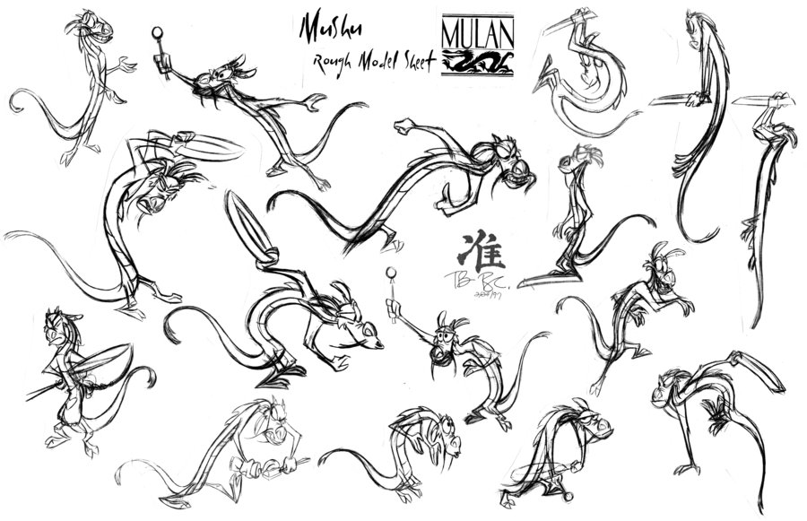 character_design, mulan, production_materials, settei, tom_bancroft, western