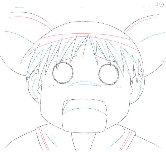 animated, artist_unknown, azumanga_daioh, douga, production_materials