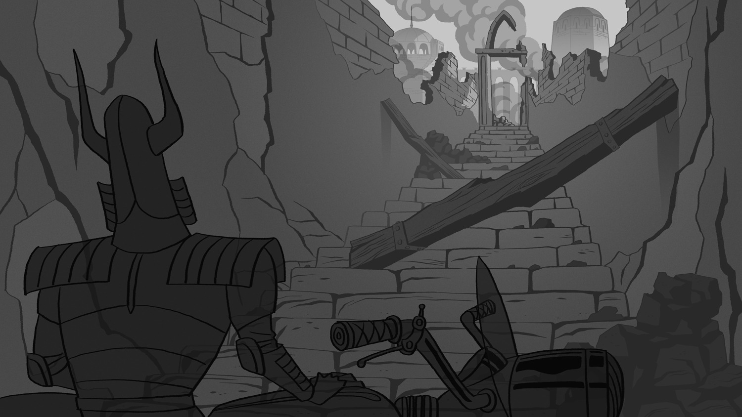 layout, lou_romano, production_materials, samurai_jack, samurai_jack_(2017), western