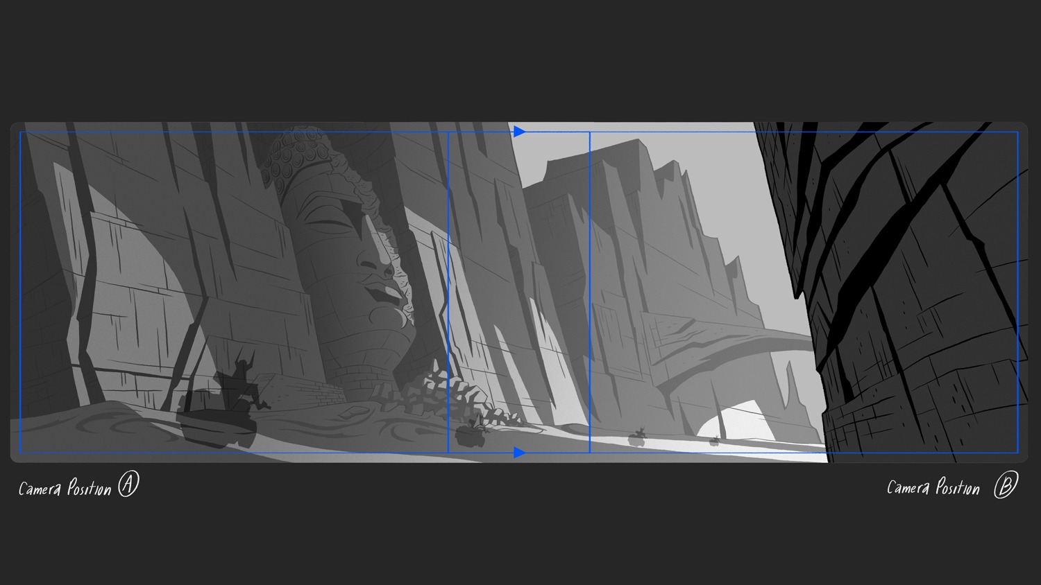 layout, lou_romano, production_materials, samurai_jack, samurai_jack_(2017), western