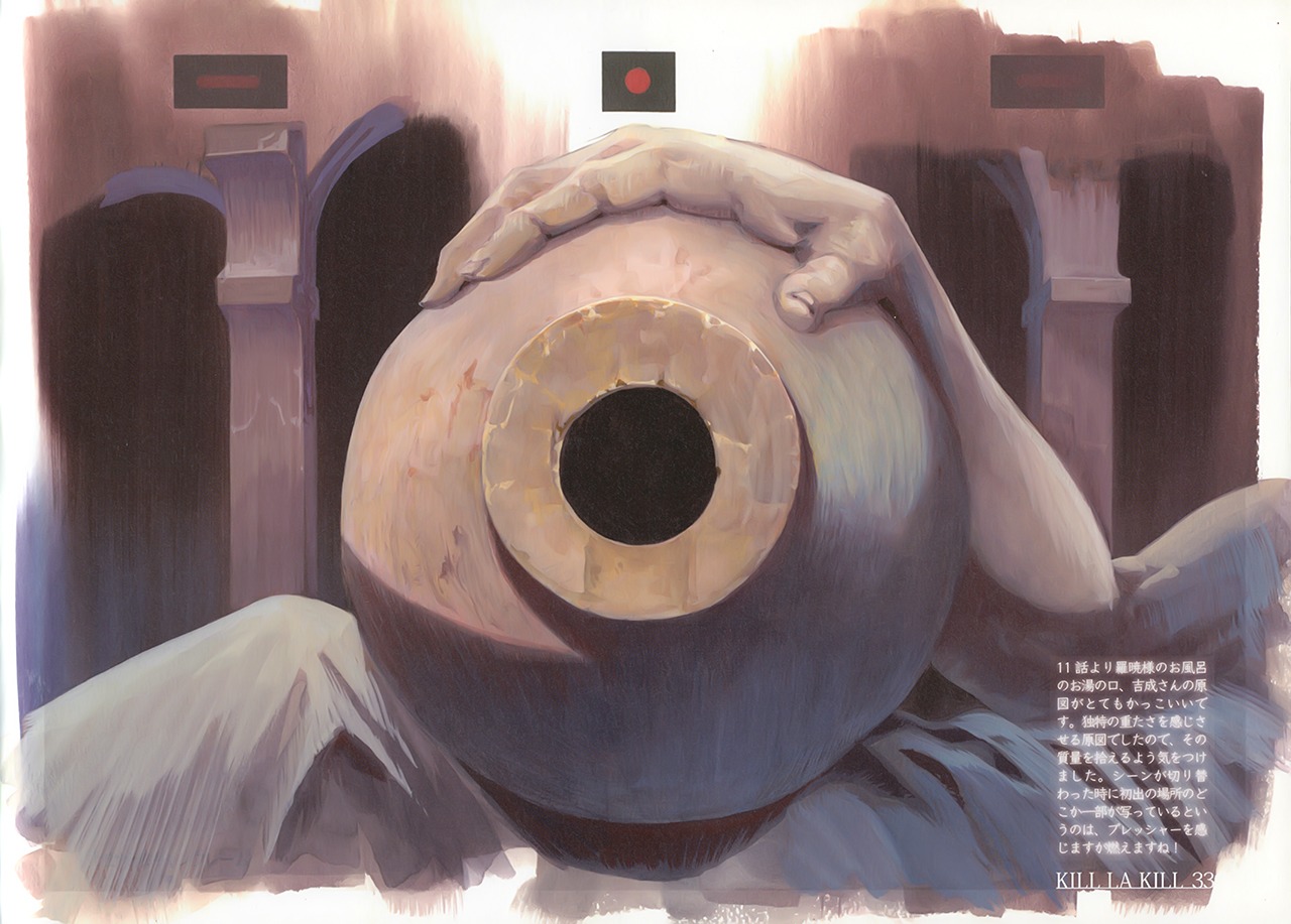 background_design, kill_la_kill, production_materials, settei, yuuji_kaneko