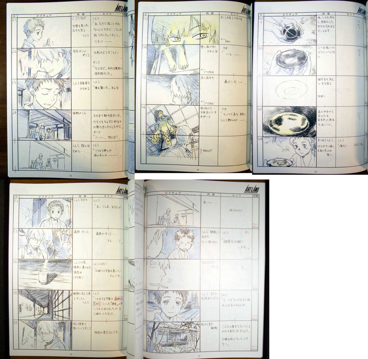 hiroshi_nagahama, mushishi, production_materials, storyboard