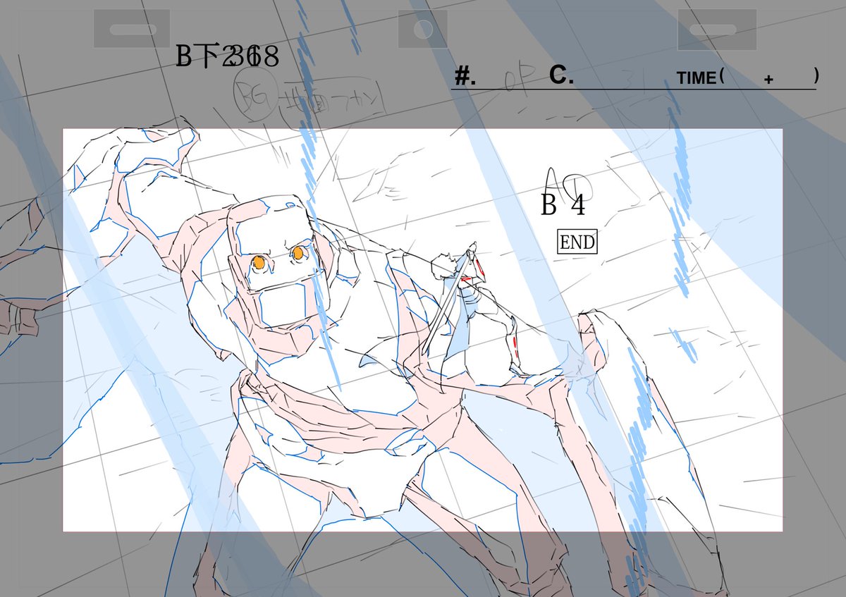 gamers!, genga, production_materials, ryu_nakayama