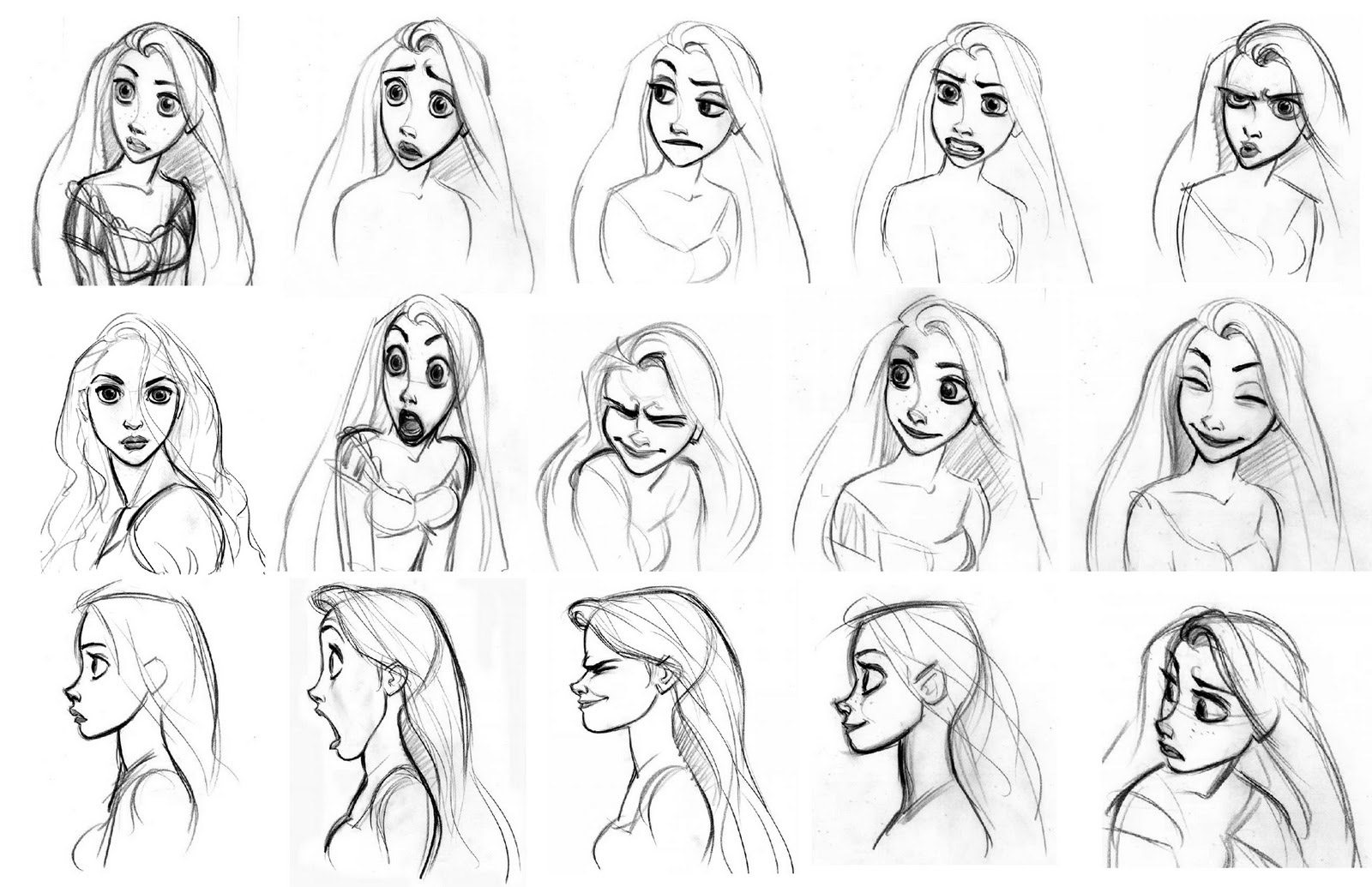 character_design, glen_keane, production_materials, settei, tangled, western