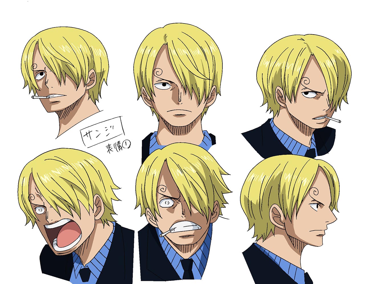 character_design, masayuki_sato, one_piece, one_piece:_episode_of_east_blue, production_materials, settei