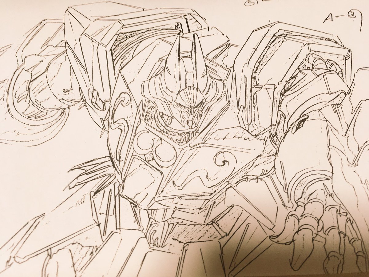 genga, panzer_world_galient, panzer_world_galient_(ova), production_materials, shinya_ohira