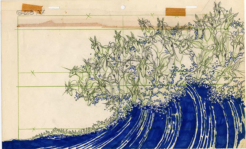 layout, production_materials, tadakatsu_yoshida, the_last_unicorn