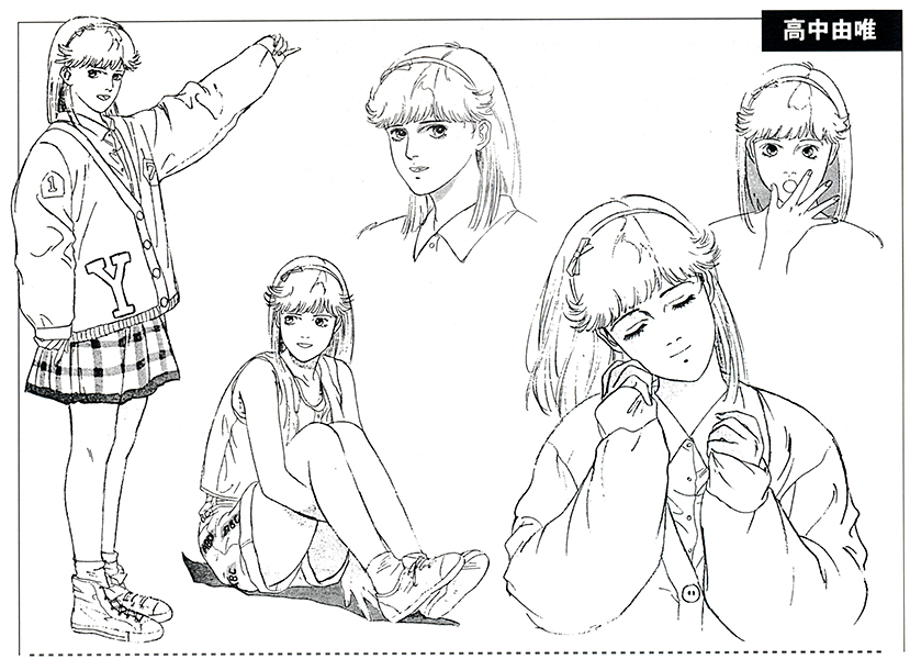 character_design, megazone_23, megazone_23_part_ii, production_materials, settei, yasuomi_umetsu