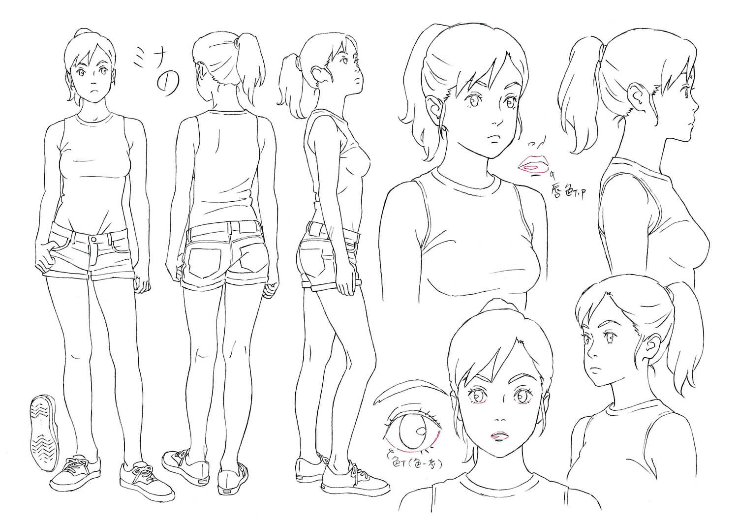 animator_expo, character_design, hiroyuki_okiura, production_materials, robot_on_the_road, settei