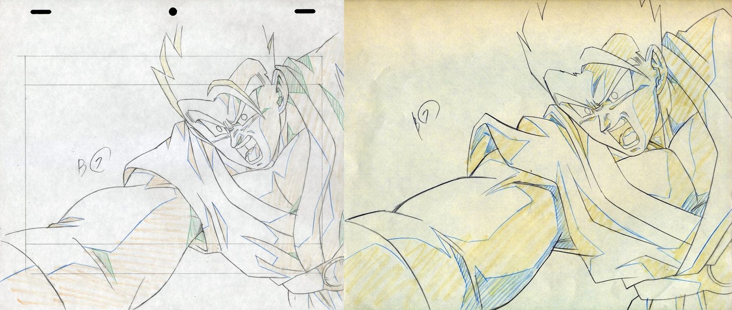 correction, dragon_ball_series, dragon_ball_z, dragon_ball_z_13:_dragon_fist_explosion!!, genga, naotoshi_shida, production_materials, tadayoshi_yamamuro